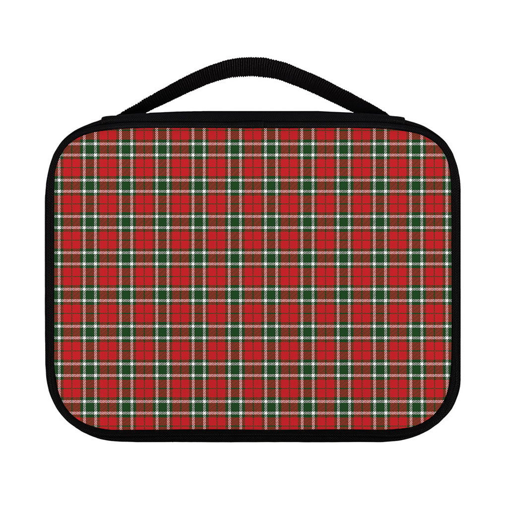 Red Green And White Tartan Pattern Print Classic Bible Case