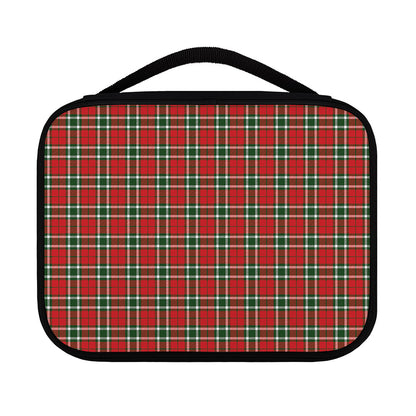 Red Green And White Tartan Pattern Print Classic Bible Case