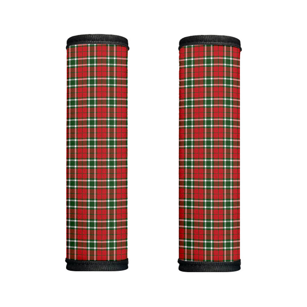 Red Green And White Tartan Pattern Print Handle Covers