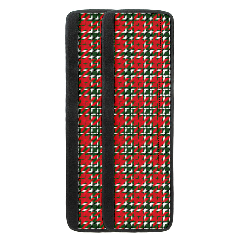 Red Green And White Tartan Pattern Print Refrigerator Handle Covers