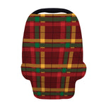 Red Green And Yellow Stewart Print Baby Seat Cover