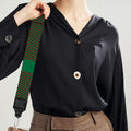 Red Green And Yellow Stewart Print Bag Strap