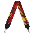 Red Green And Yellow Stewart Print Bag Strap