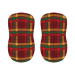Red Green And Yellow Stewart Print Bar Stool Covers