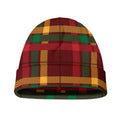 Red Green And Yellow Stewart Print Beanie