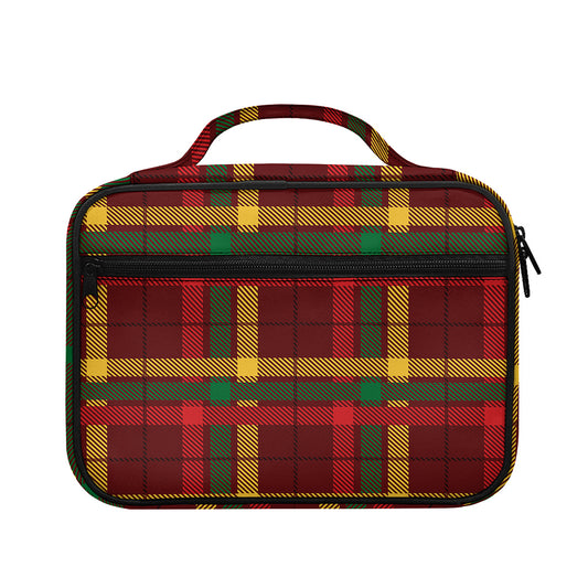 Red Green And Yellow Stewart Print Briefcase Bible Bag