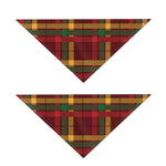 Red Green And Yellow Stewart Print Dog Bandana