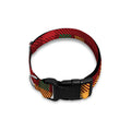 Red Green And Yellow Stewart Print Dog Collar