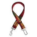 Red Green And Yellow Stewart Print Dog Seat Belt