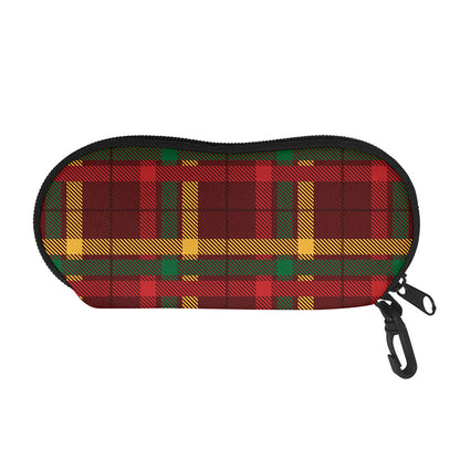 Red Green And Yellow Stewart Print Glasses Case
