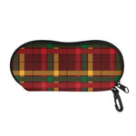 Red Green And Yellow Stewart Print Glasses Case