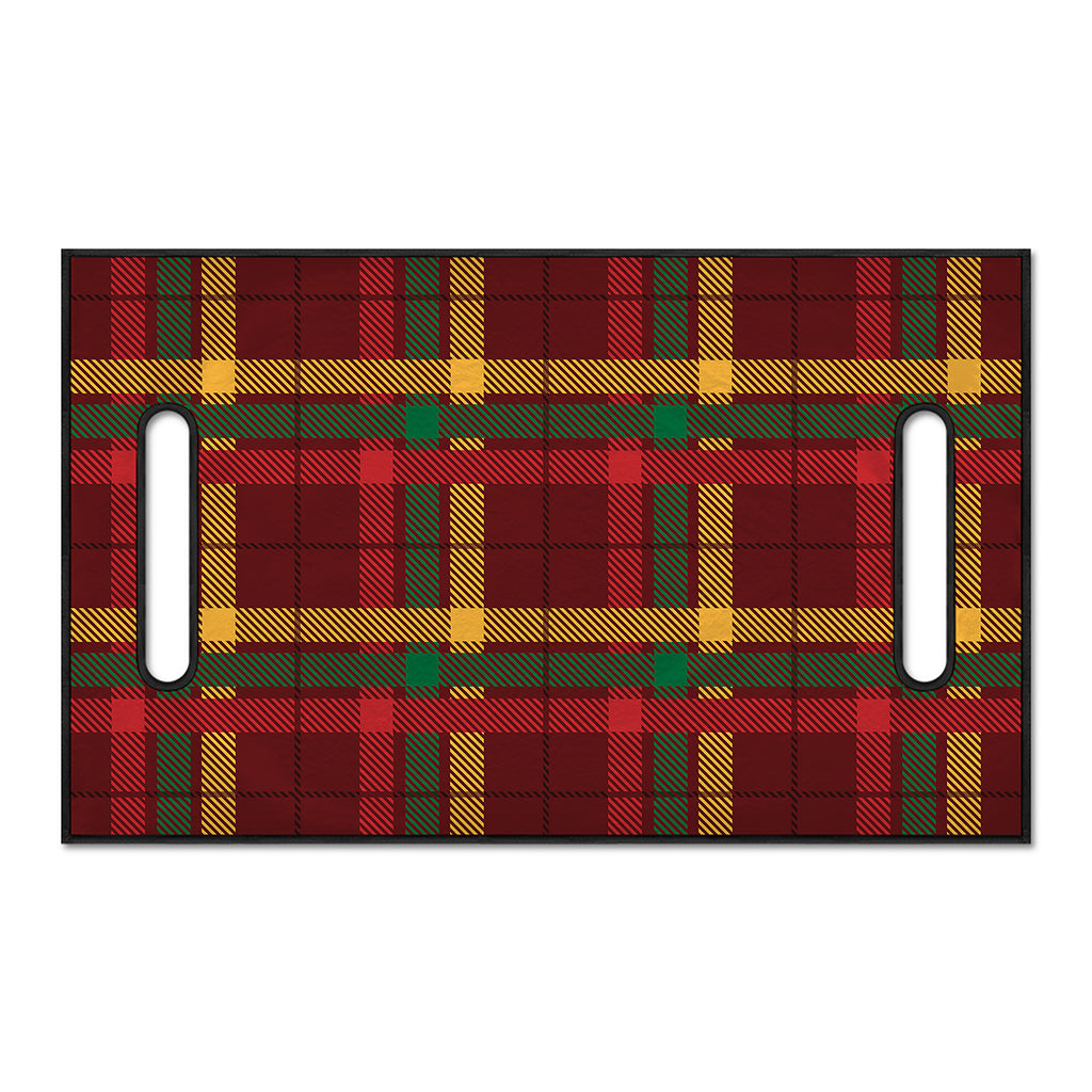 Red Green And Yellow Stewart Print Golf Cart Seat Cover