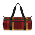 Red Green And Yellow Stewart Print Gym Bag
