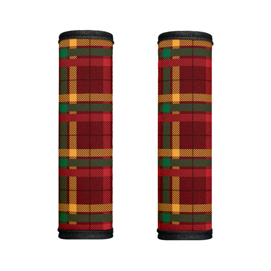 Red Green And Yellow Stewart Print Handle Covers