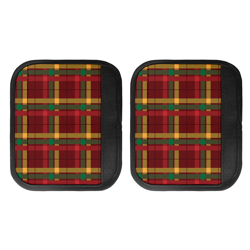 Red Green And Yellow Stewart Print Handle Covers