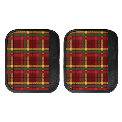 Red Green And Yellow Stewart Print Handle Covers