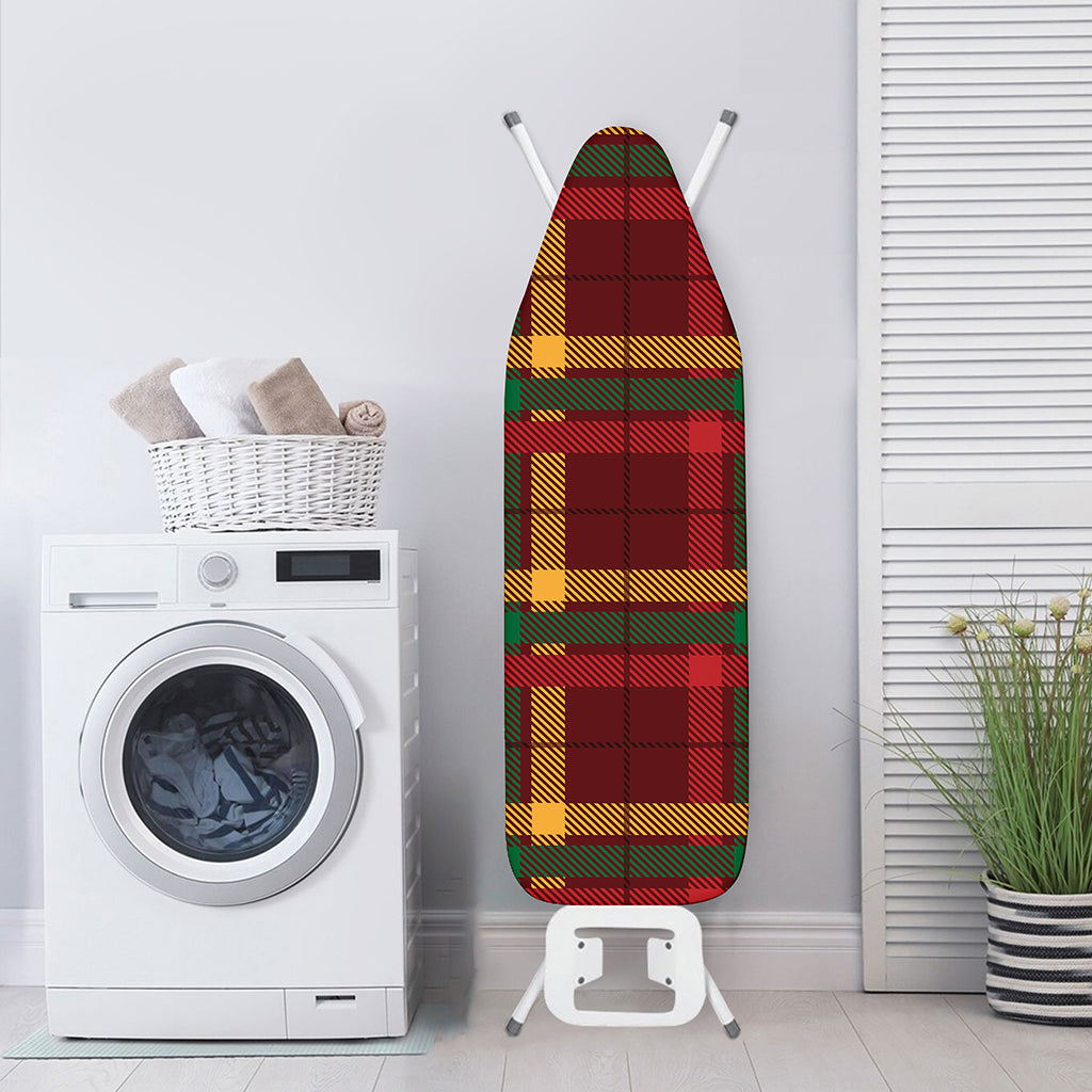 Red Green And Yellow Stewart Print Ironing Board Cover