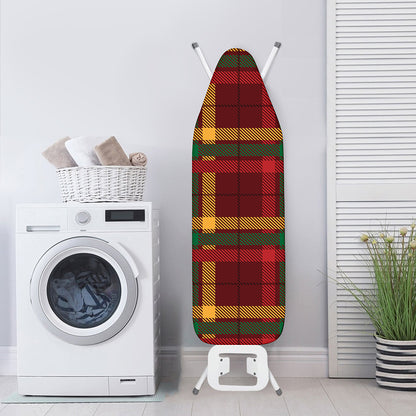 Red Green And Yellow Stewart Print Ironing Board Cover