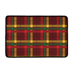 Red Green And Yellow Stewart Print Kitchen Mat