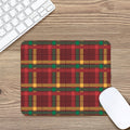 Red Green And Yellow Stewart Print Mouse Pad
