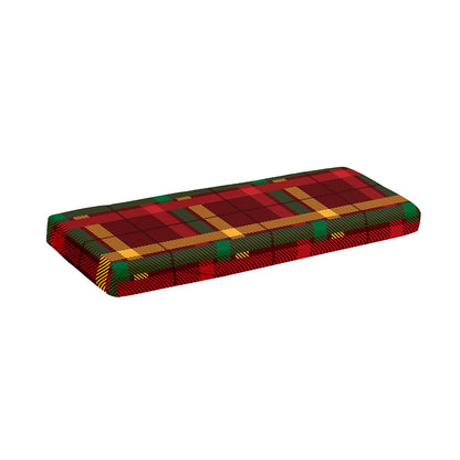 Red Green And Yellow Stewart Print Piano Keyboard Cover