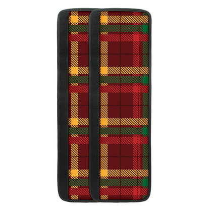 Red Green And Yellow Stewart Print Refrigerator Handle Covers
