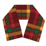 Red Green And Yellow Stewart Print Scarf