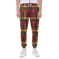 Red Green And Yellow Stewart Print Joggers