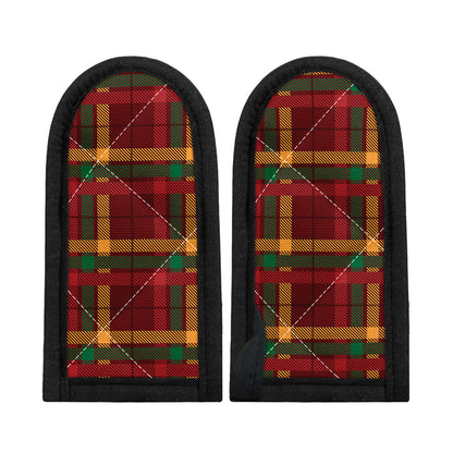 Red Green And Yellow Stewart Print Skillet Handle Cover