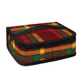 Red Green And Yellow Stewart Print Small Lunch Bag