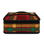 Red Green And Yellow Stewart Print Small Lunch Bag