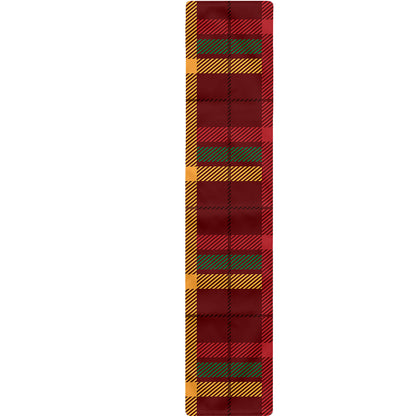 Red Green And Yellow Stewart Print Table Runner