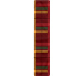 Red Green And Yellow Stewart Print Table Runner