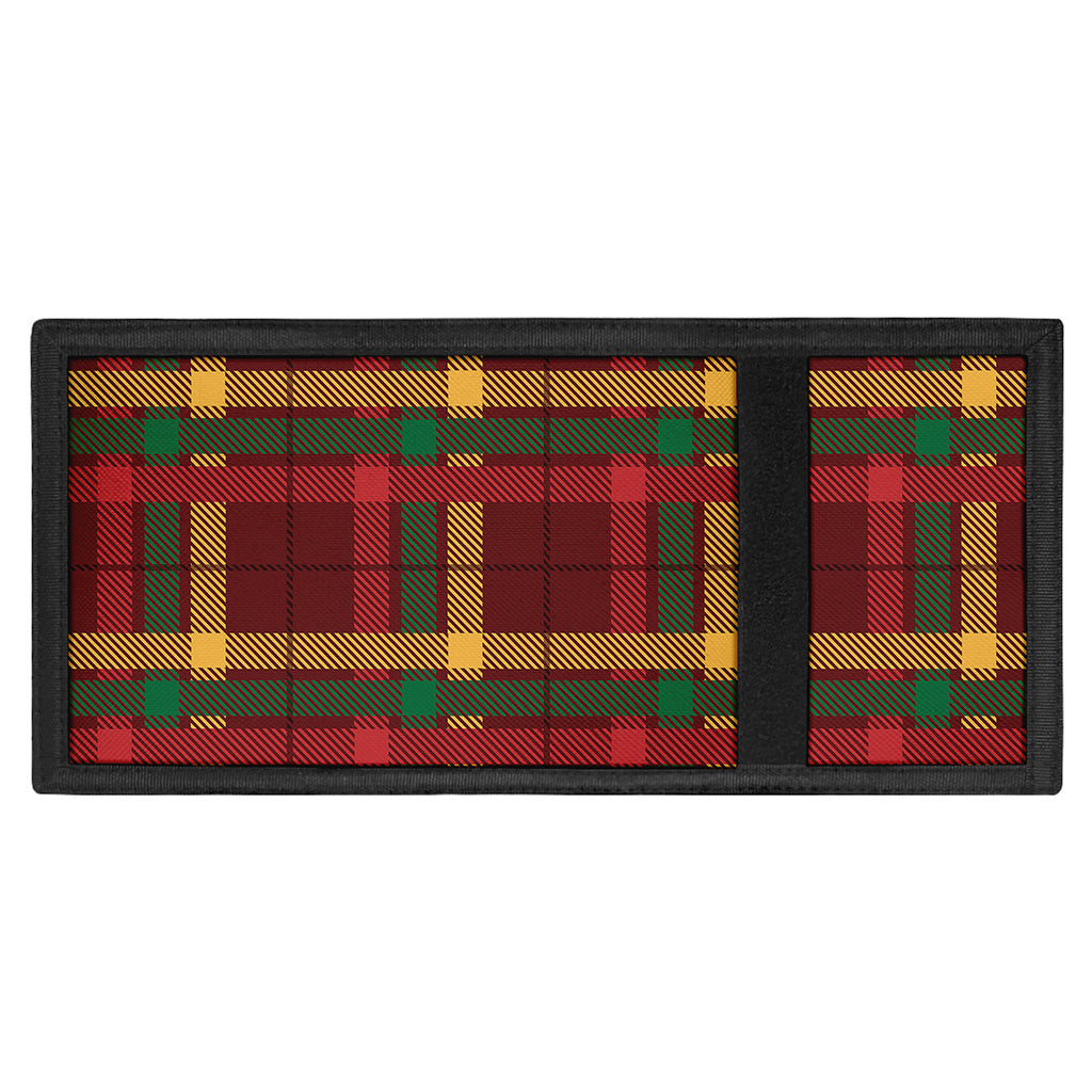 Red Green And Yellow Stewart Print Trifold Wallet