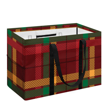 Red Green And Yellow Stewart Print Utility Tote Bag
