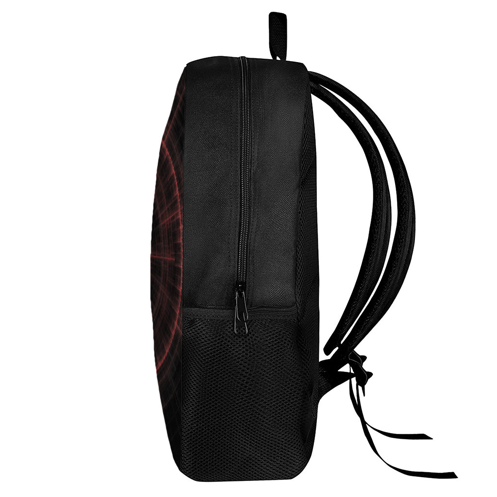 Red Gun Sight Print 17 Inch Backpack