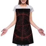 Red Gun Sight Print Adjustable Apron