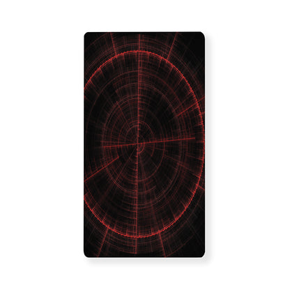 Red Gun Sight Print Baby Crib Sheet
