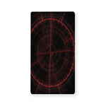 Red Gun Sight Print Baby Crib Sheet
