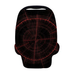 Red Gun Sight Print Baby Seat Cover