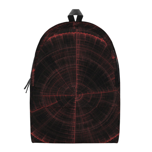 Red Gun Sight Print Backpack