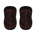 Red Gun Sight Print Bar Stool Covers