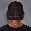 Red Gun Sight Print Baseball Cap