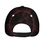 Red Gun Sight Print Baseball Cap