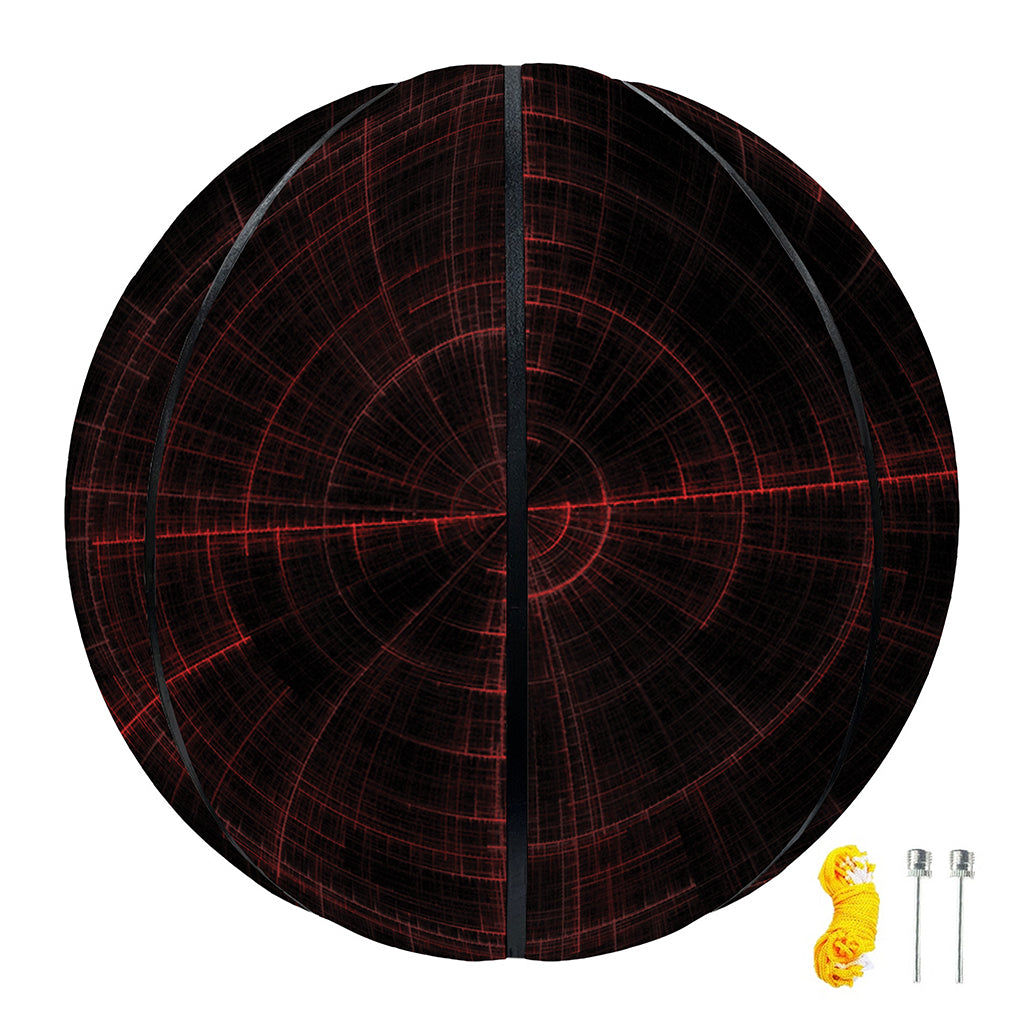 Red Gun Sight Print Basketball