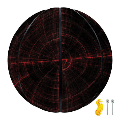 Red Gun Sight Print Basketball
