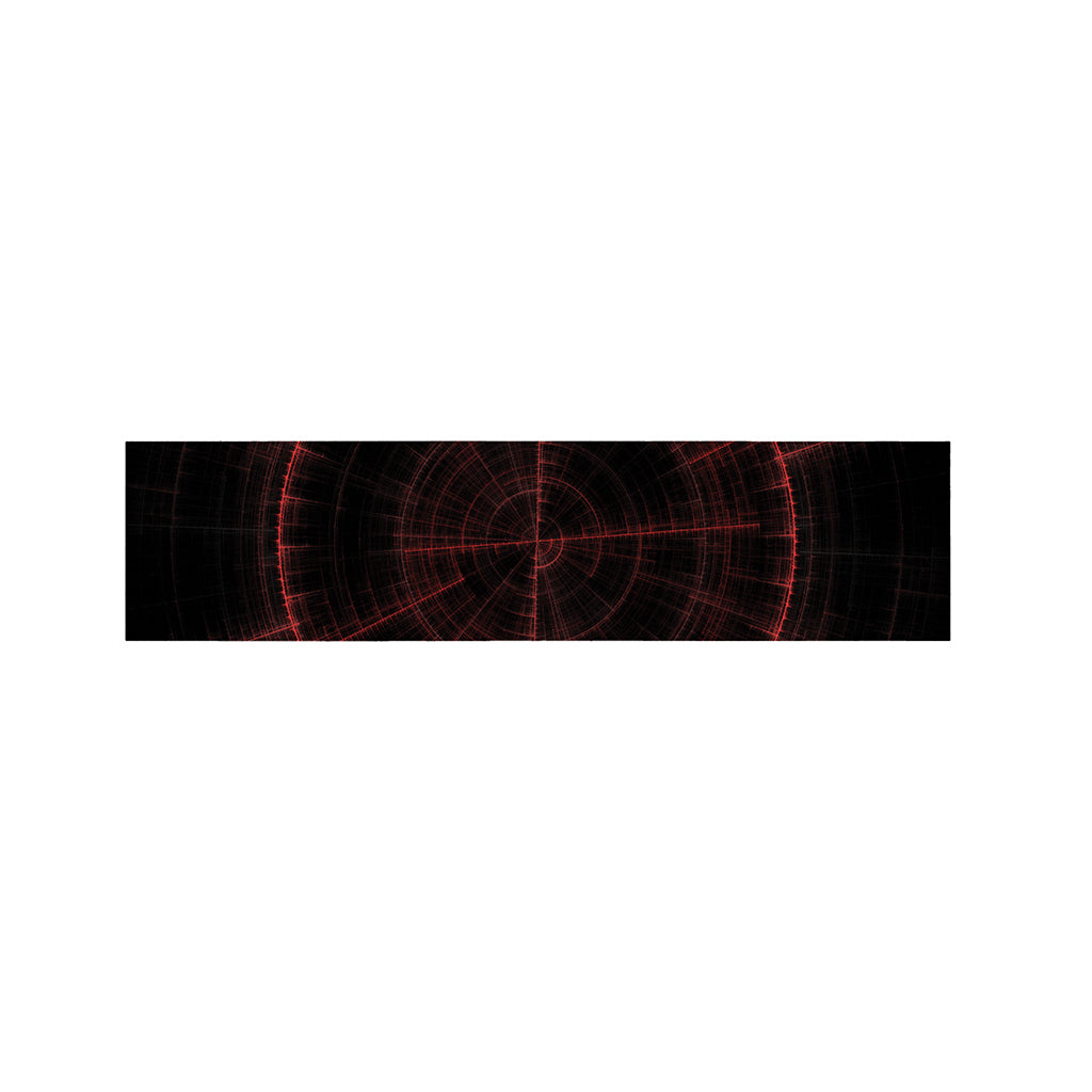 Red Gun Sight Print Bed Runner