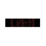 Red Gun Sight Print Bed Runner