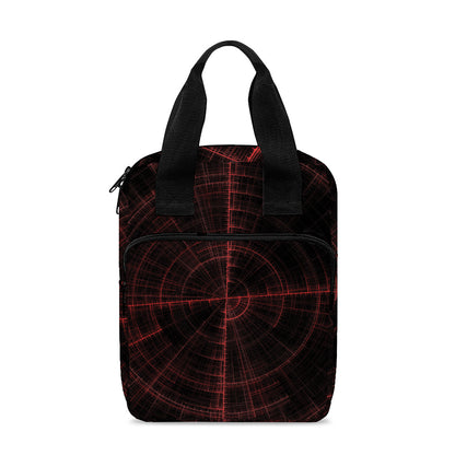 Red Gun Sight Print Bible Tote Bag