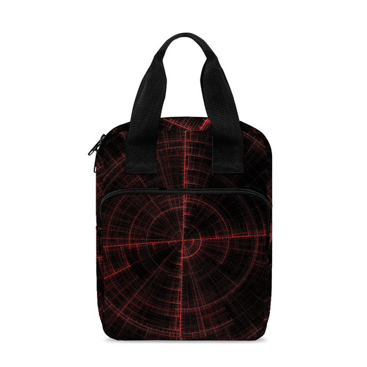 Red Gun Sight Print Bible Tote Bag